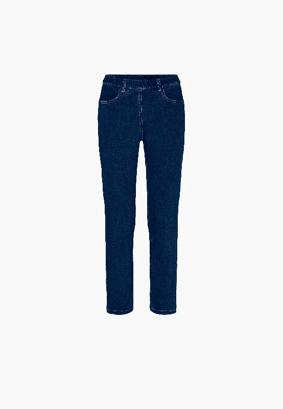 Relaxed Day Fashion Kelly Regular - Short Length - Dark Blue Denim