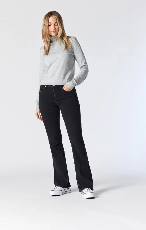 Comfortable Streetwear Pieces SYDNEY FLARE IN DARK SMOKE FEATHER BLUE