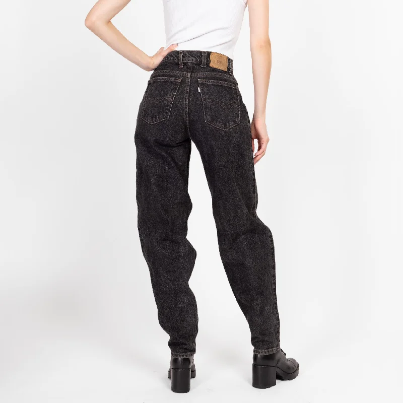 Trendy Wear Pieces 28x32 90s Levi's Silver Tab Black Baggy Fit Barrel Jeans NWT