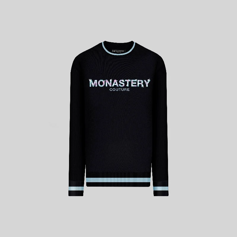 Trendy Comfy Outfits CYGNUS BLACK SWEATSHIRT