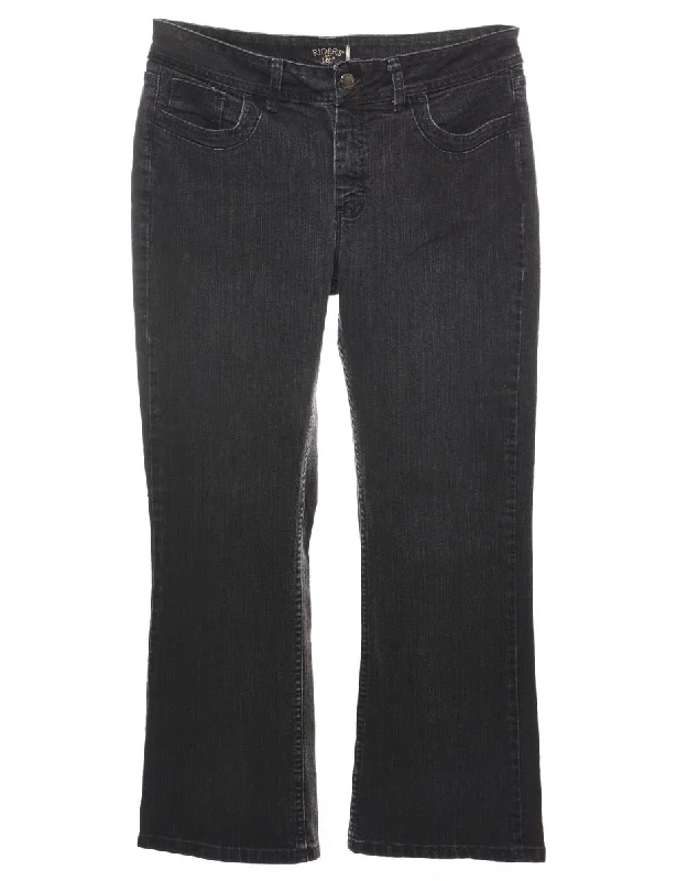 Comfortable Daywear Bootcut Lee Black Jeans - W34 L29