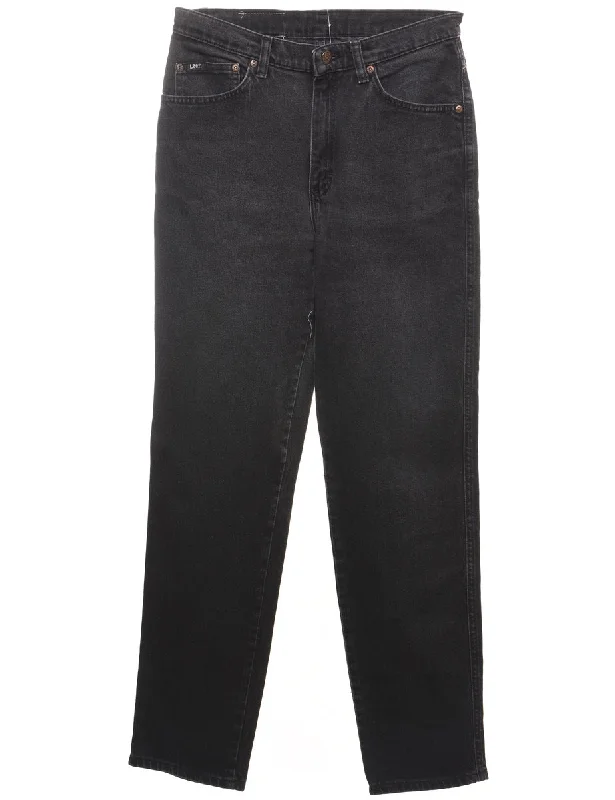 Comfortable Streetwear Tapered Black Lee Jeans - W29 L32